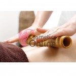 Bat din lemn natural de bambus pentru masaj BH004 terapeutic/anticelulitic de 45cm